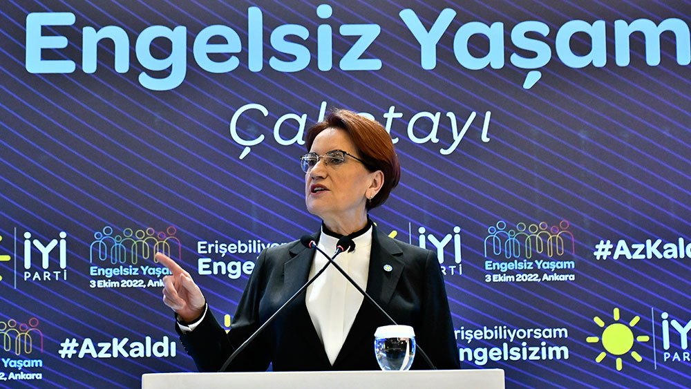 İYİ Parti lideri Meral Akşener Engelsiz Yaşam Çalıştayı'nda konuştu