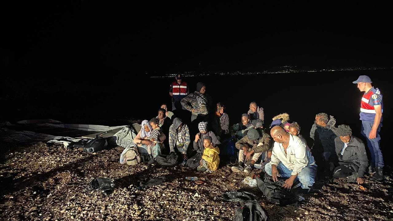 İzmir'de 180 kaçak göçmen yakalandı