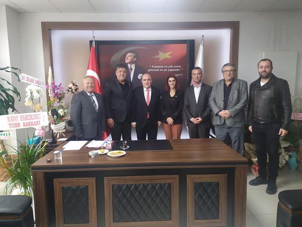 İYİ Parti'den, TSO Başkanı Ergün'e ziyaret