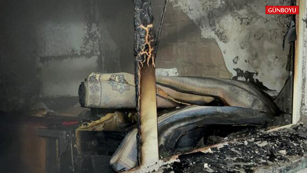 Arnavutköy'de eşine kızan adam evini yaktı