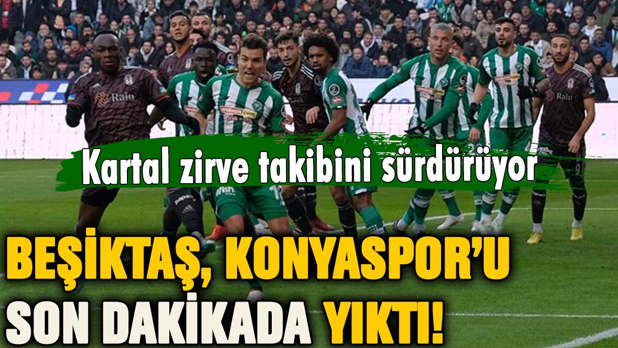 Kartal Konyaspor'u son dakikada yıktı!