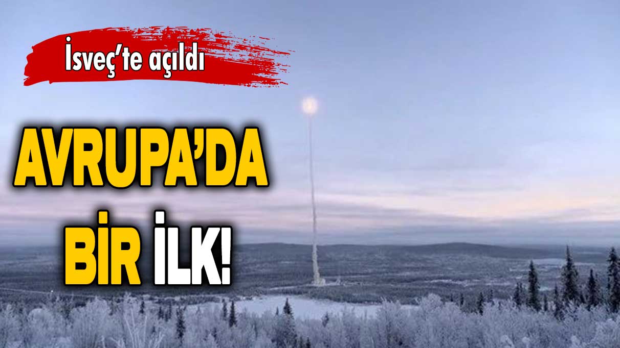 Avrupa'daki ilk 'uydu fırlatma' tesisi İsveç'te açıldı!