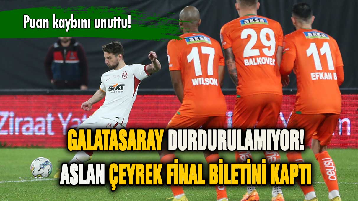 Galatasaray çeyrek final biletini kaptı!