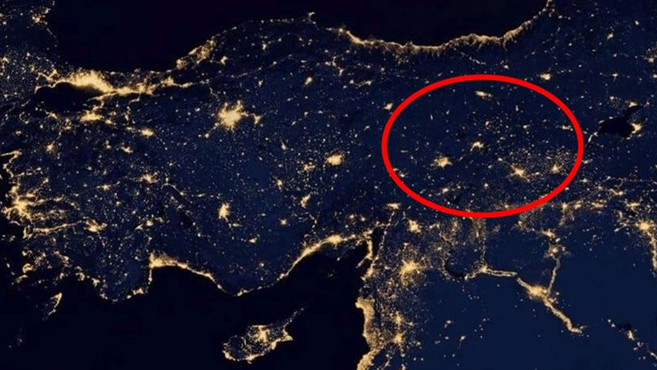 NASA Türkiye’nin üstüne kadar gelip bu fotoğrafı çekti. Felaketin resmi...