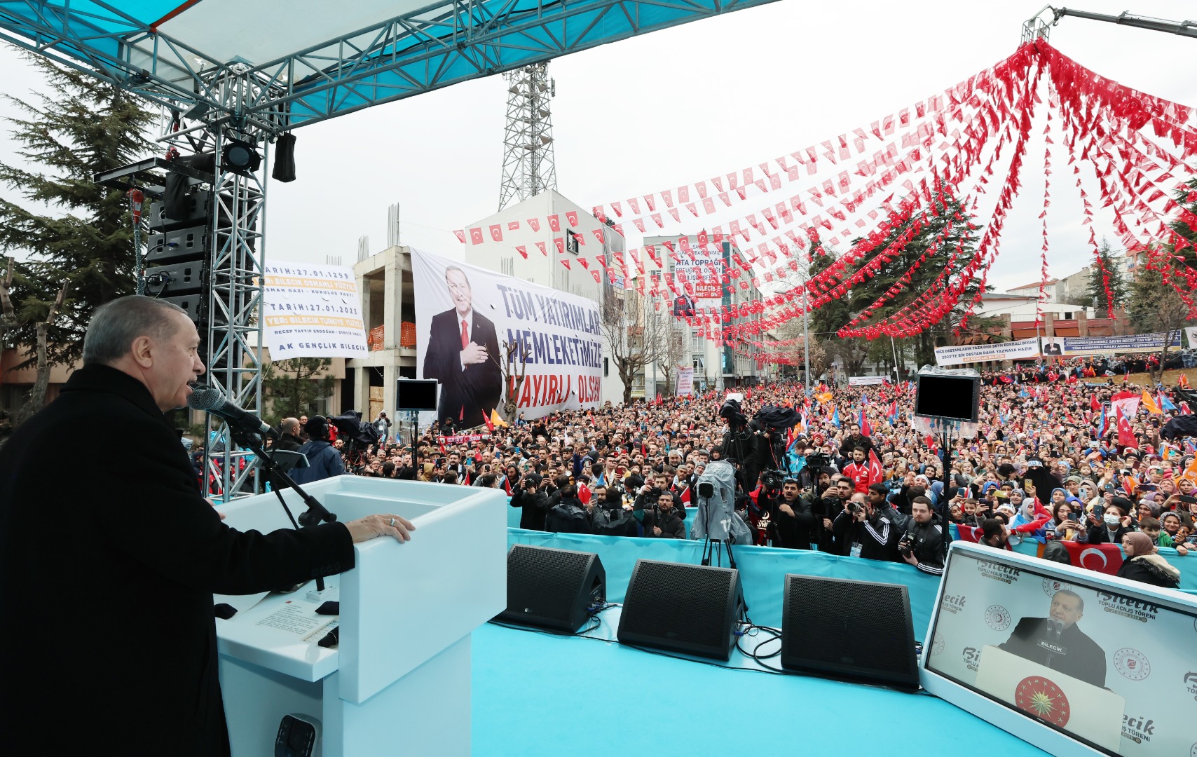 Erdoğan Bilecik'te konuştu... Ekrem İmamoğlu'nu hedef aldı!