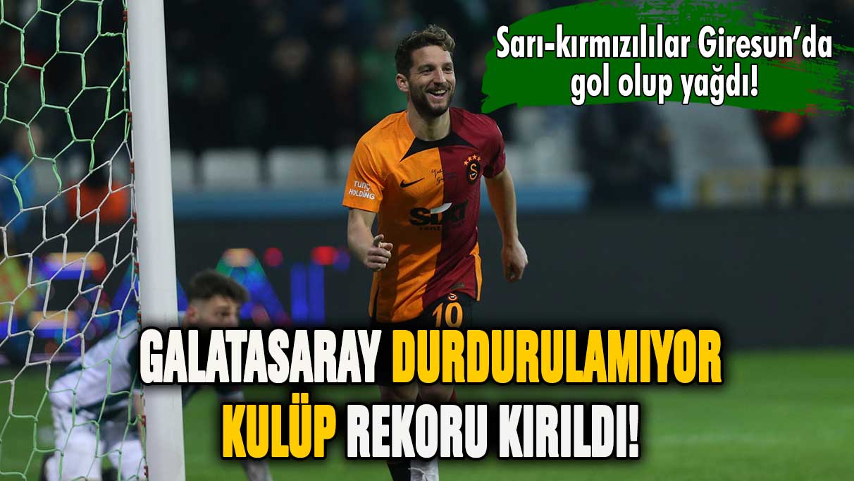 Galatasaray farklı kazandı! Okan Buruk rekor kırdı