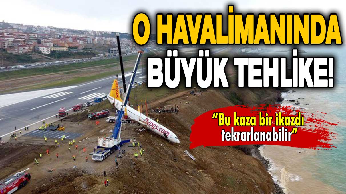 Trabzon Havalimanı’nda kıyı erozyonu tehlikesi!