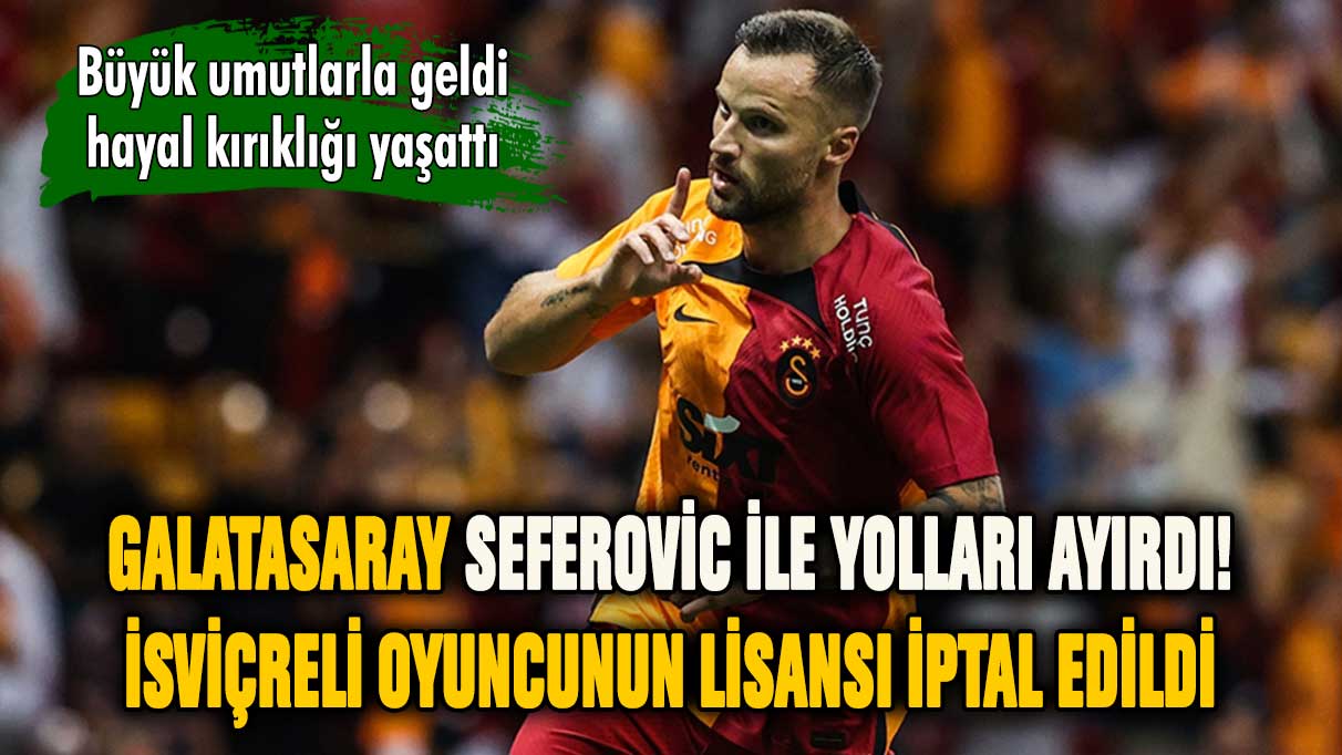 Galatasaray yıldız oyuncusunun sözleşmesini feshetti!