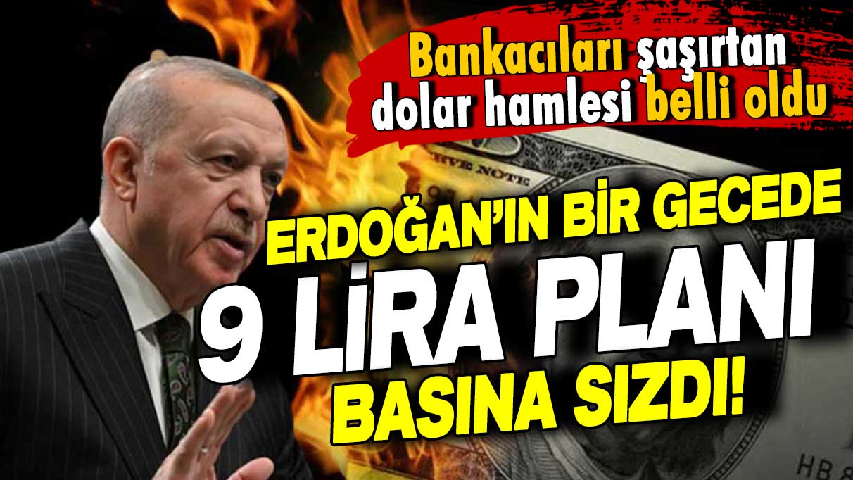 AKP'nin doları bir gecede 9 liraya düşürme planı basına düştü: İşte verilen tarih