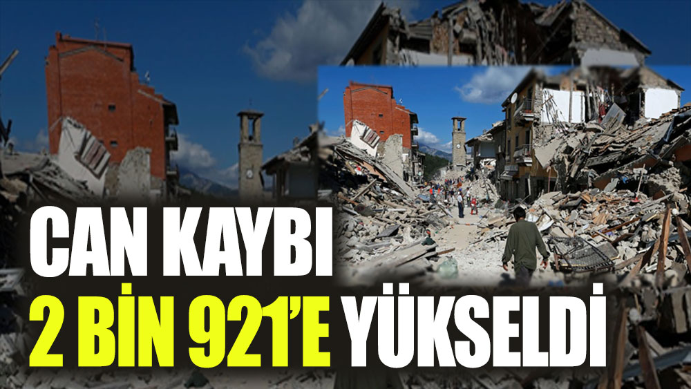 AFAD duyurdu: Depremde can kaybı 2 bin 921'e yükseldi