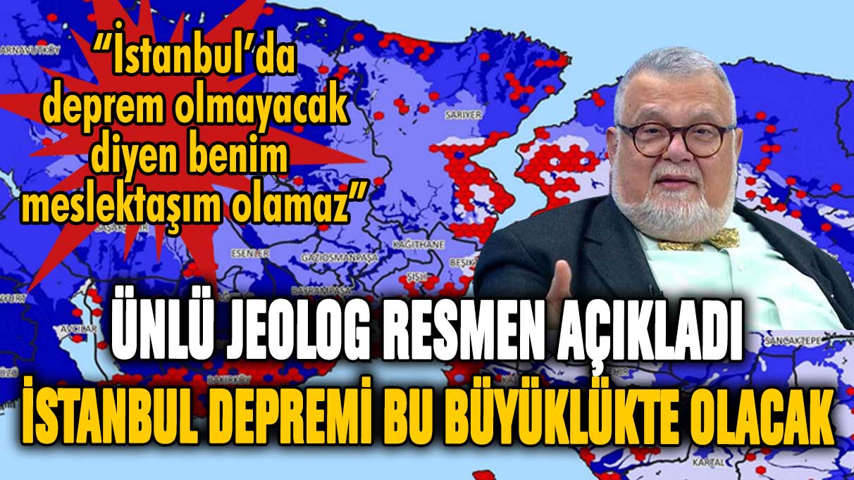 Celal Şengör açıkladı: İstanbul depremi bu büyüklükte olacak!