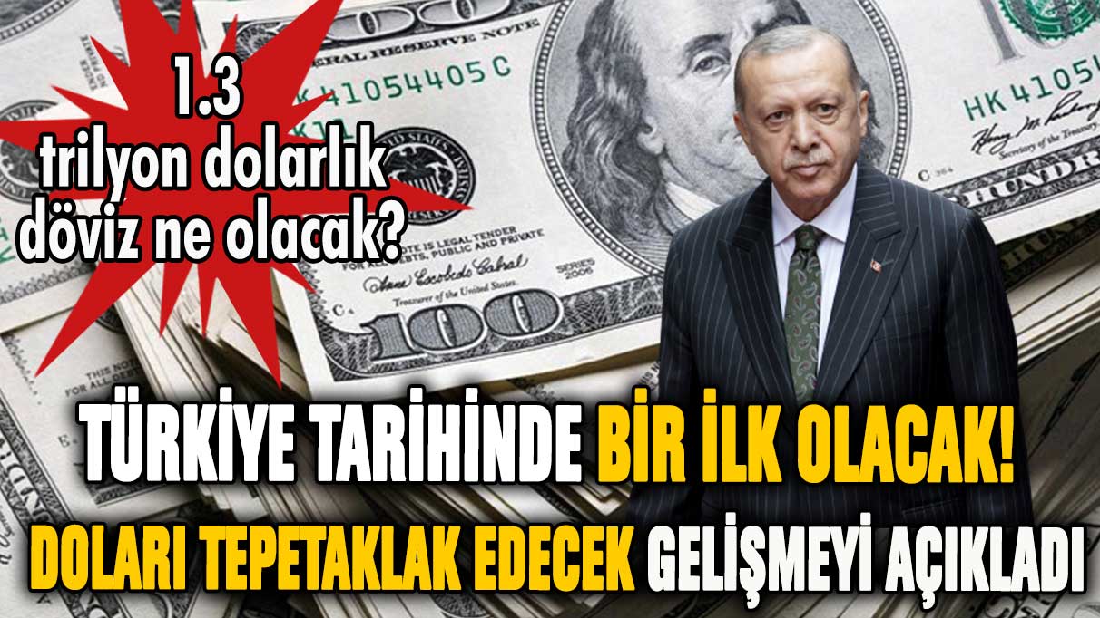 Türkiye tarihinde bir ilk olacak: Doları tepetaklak edecek gelişmeyi açıkladı!