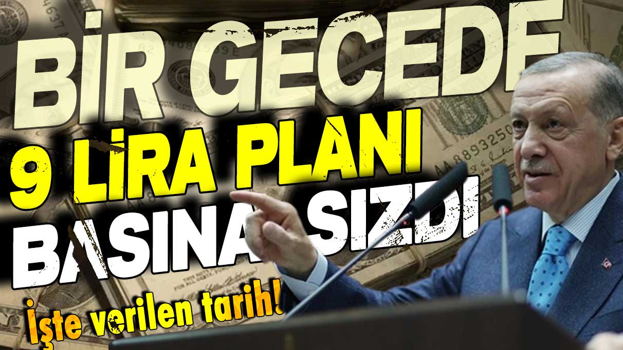 AKP'nin doları bir gecede 9 liraya düşürme planı basına sızdı... İşte verilen tarih
