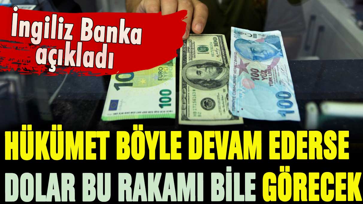 Son dakika... İngiliz bankası hükümet böyle devam ederse doların kaç lirayı göreceğini açıkladı