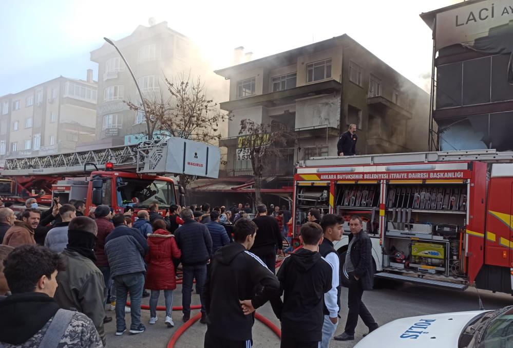 Ankara’da yangın paniği!