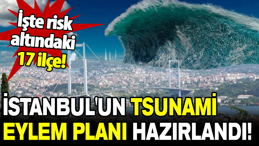 İstanbul'un Tsunami Eylem Planı hazırlandı: Bu 17 ilçede yaşayanlar dikkat!