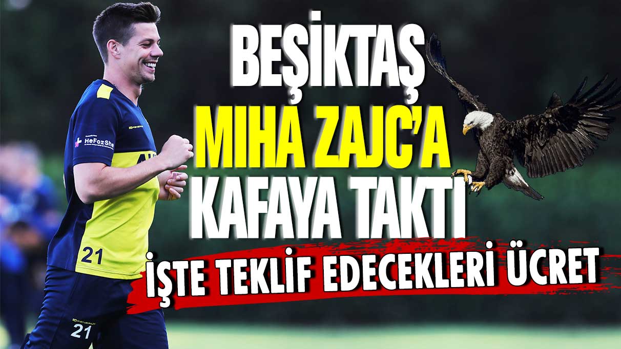 Beşiktaş Fenerbahçe'nin yıldız oyuncusu Miha Zajc'a kafayı taktı! İşte teklif edecekleri ücret