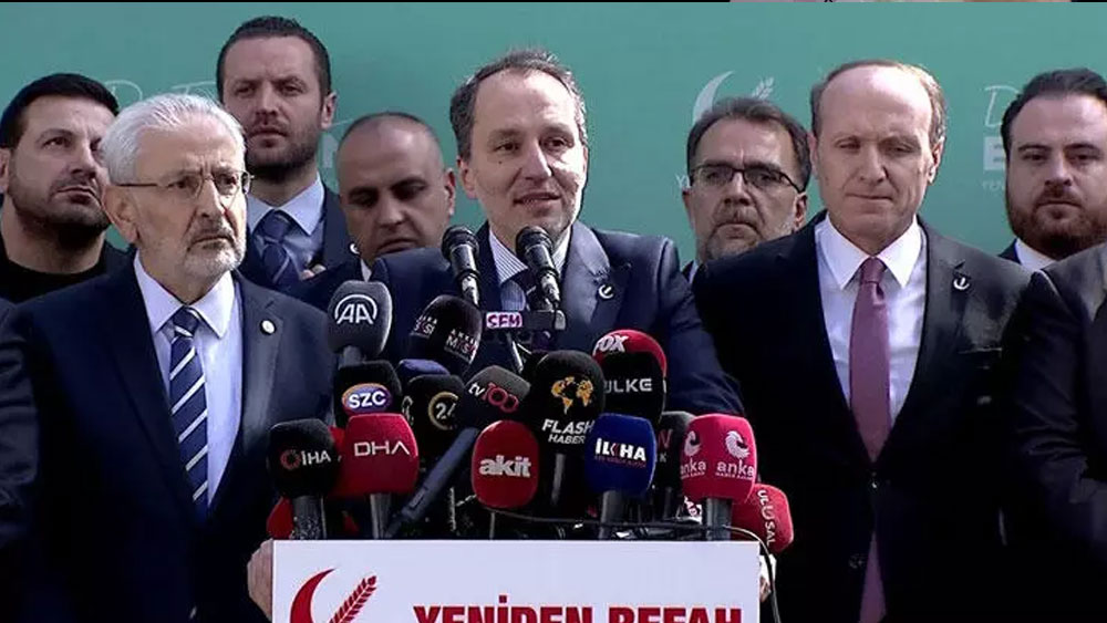Yeniden Refah Partisi ittifak kararını açıkladı
