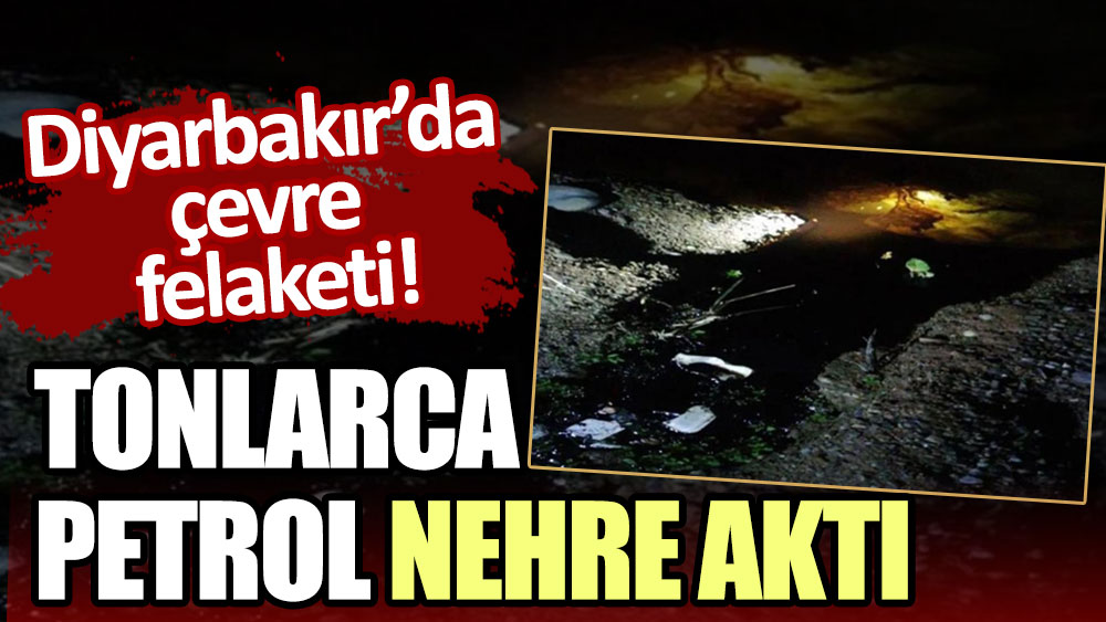 Diyarbakır'da çevre felaketi: Tonlarca petrol nehre aktı!