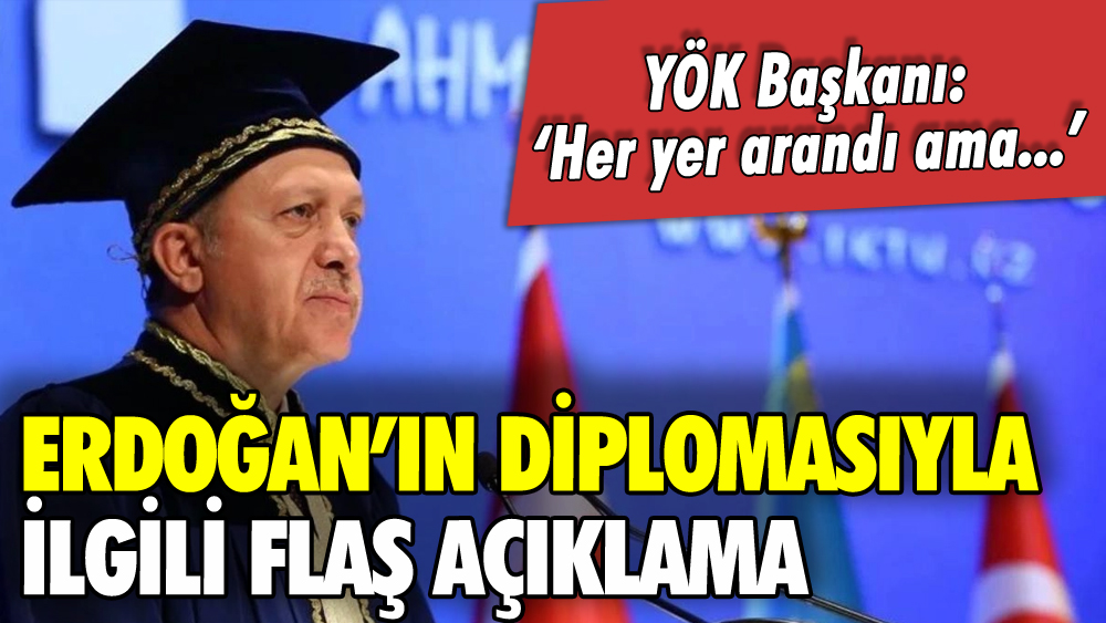 Erdoğan'ın diplomasıyla ilgili eski YÖK Başkanı'ndan flaş açıklama