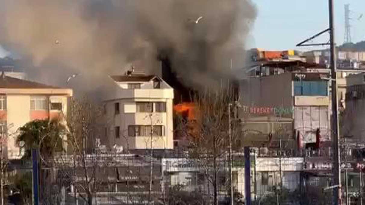 Pendik'te 7 katlı otelde yangın: 2 kişi hayatını kaybetti!