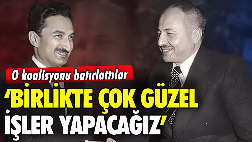 Karamollaoğlu ve Kılıçdaroğlu'ndan Erbakan-Ecevit göndermesi: 'Başaracağız'