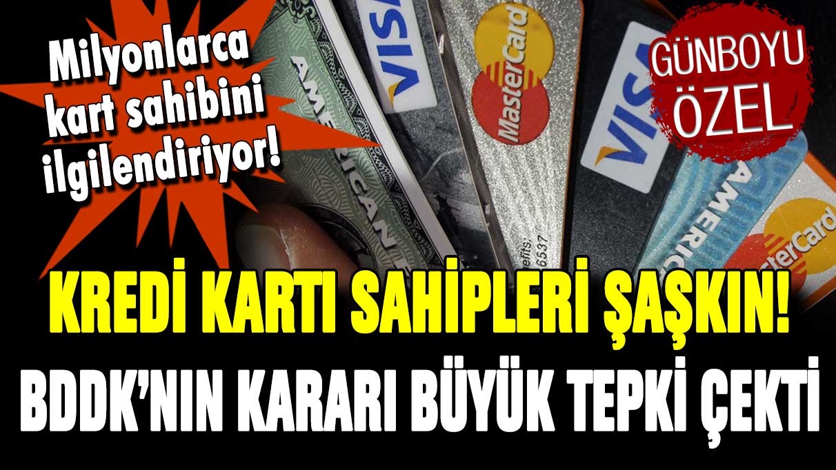Kredi kartı kullananlar dikkat! BDDK kararından sonra korkutan uyarı