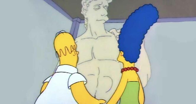 The Simpsons’ın komplo teorileri yine tuttu: Davut Heykeli tartışması!
