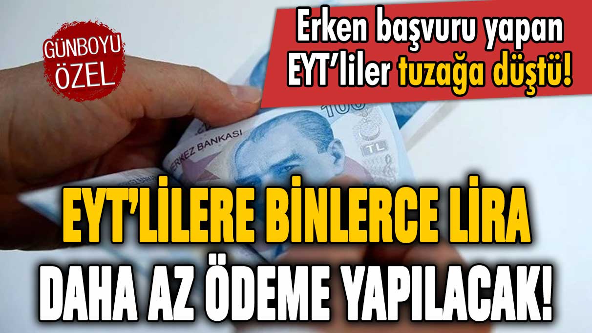 Cumhurbaşkanı Erdoğan resmen açıkladı! EYT'lilere binlerce lira daha az para ödenecek