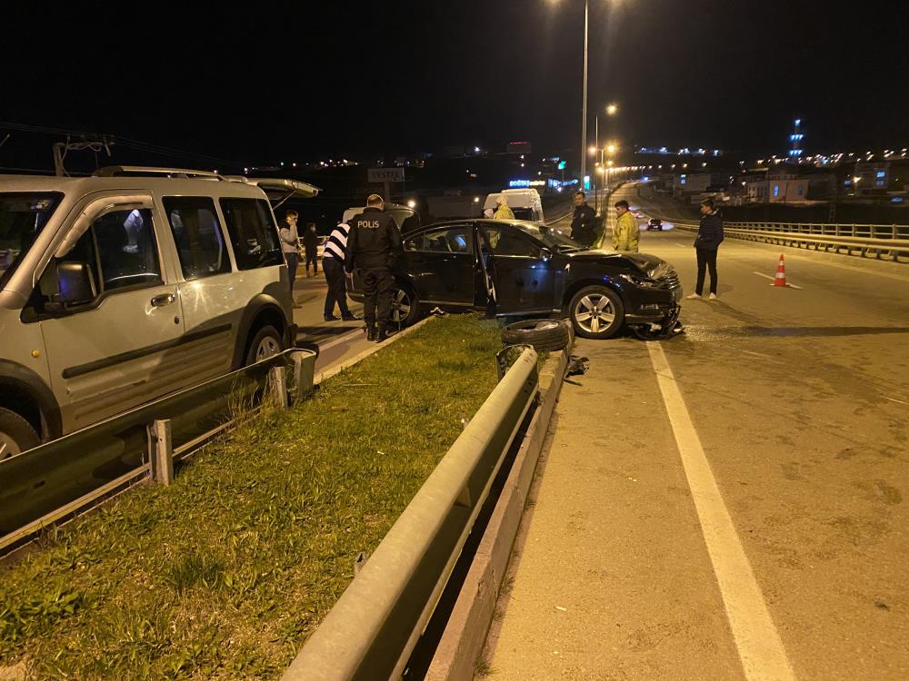 Sinop'ta feci kaza: 3 yaralı