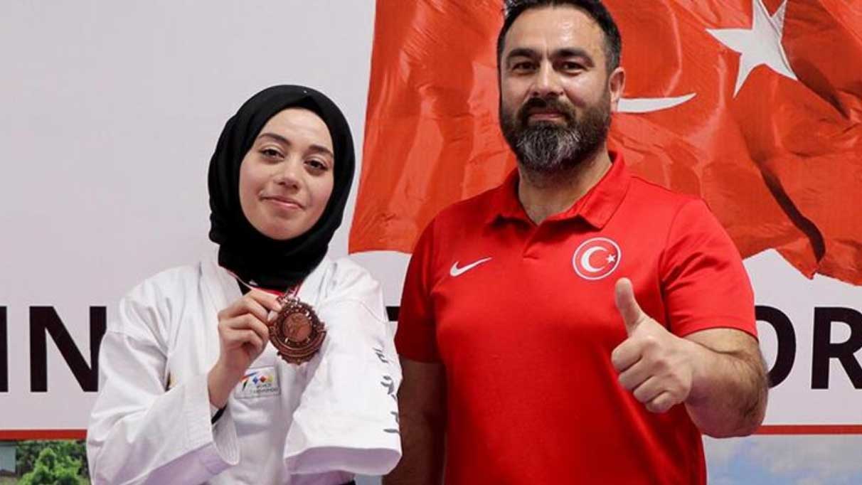 Ampute tekvandocu Dilber, Paralimpik Türkiye Şampiyonası'nda 3'üncü oldu