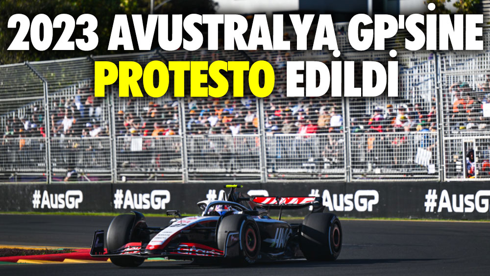 2023 Avustralya GP'sine protesto edildi