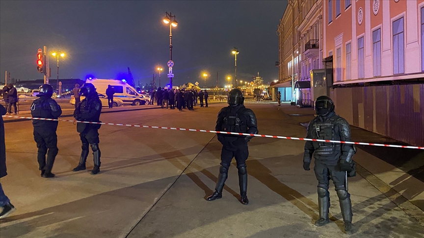 Rusya'nın St. Petersburg şehrinde patlama: 1 kişi öldü