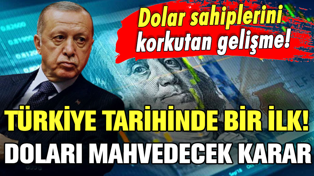 Dolar sahiplerini mahvedecek karar: Türkiye tarihinde bir ilk olacak