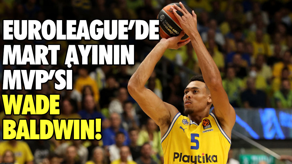 EuroLeague’de ayın MVP’si açıklandı