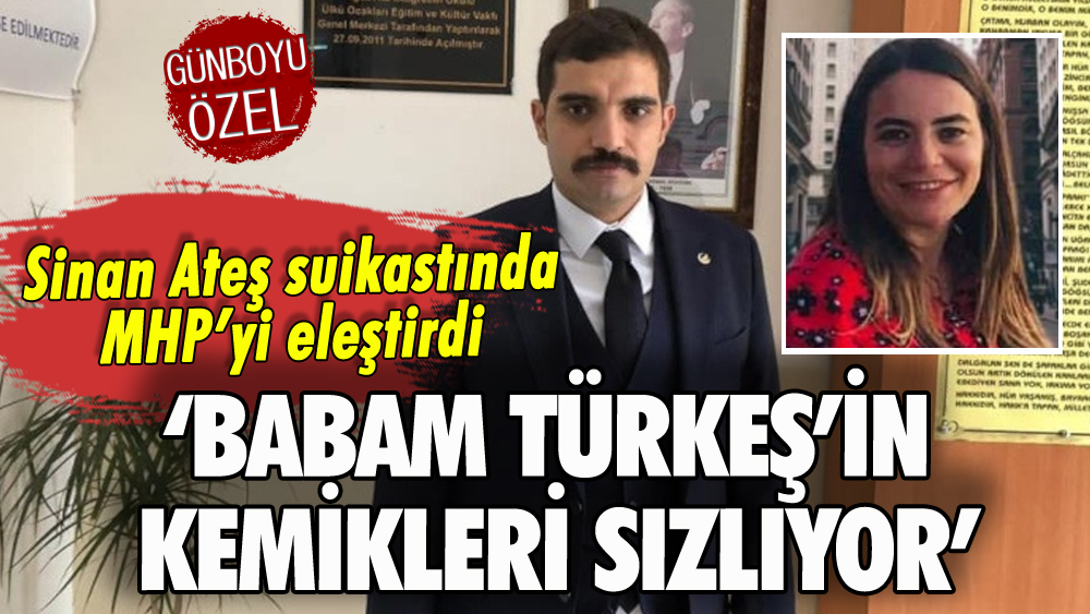 Alparslan Türkeş'in kızından MHP'ye Sinan Ateş tepkisi