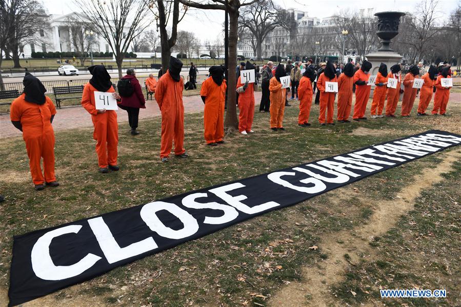 Washington’da Guantanamo Hapishanesi'nin kapatılması için protesto düzenlendi