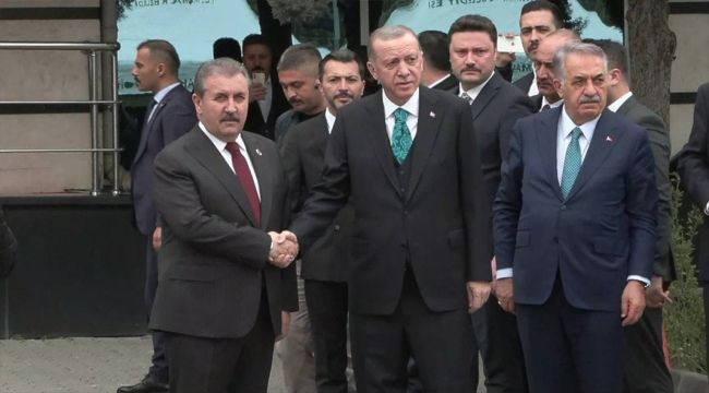 Erdoğan, Destici görüşmesi başladı!