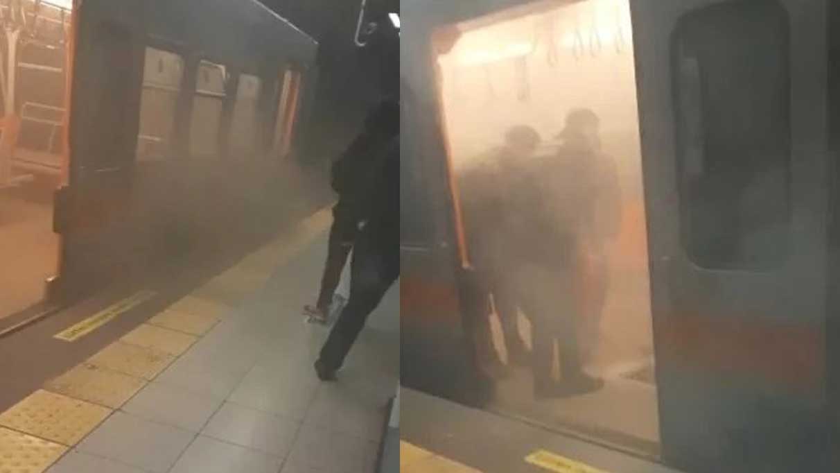 Kirazlı metrosunda acil durum alarmı: Göz gözü görmedi!