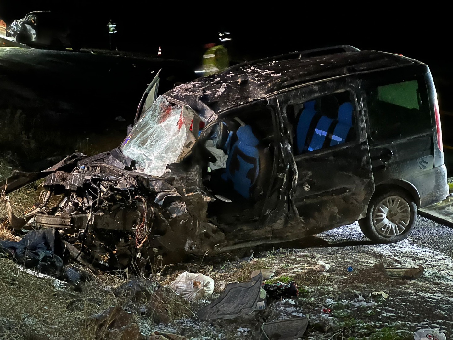 Kars’ta trafik kazası: 1 ölü, 6 yaralı