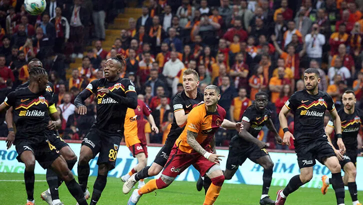 Galatasaray Kayserispor'a gol yağdırdı