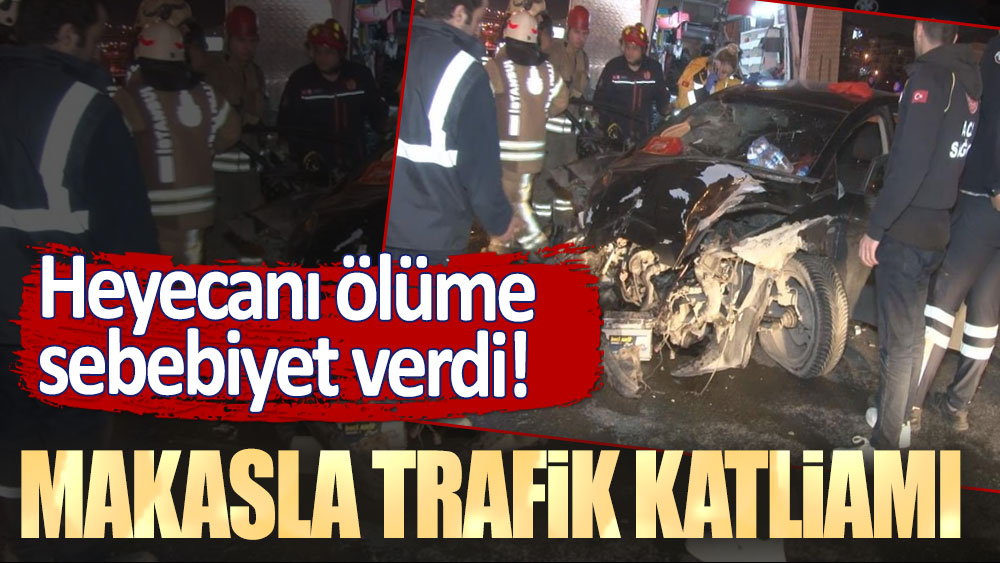 İstanbul'da makasla trafik katliamı: Heyecanı ölüme sebebiyet verdi!
