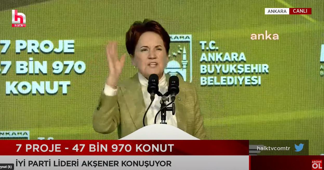 Meral Akşener Ankara’dan seslendi: Biri bile doğruysa sokakta gezemezler!