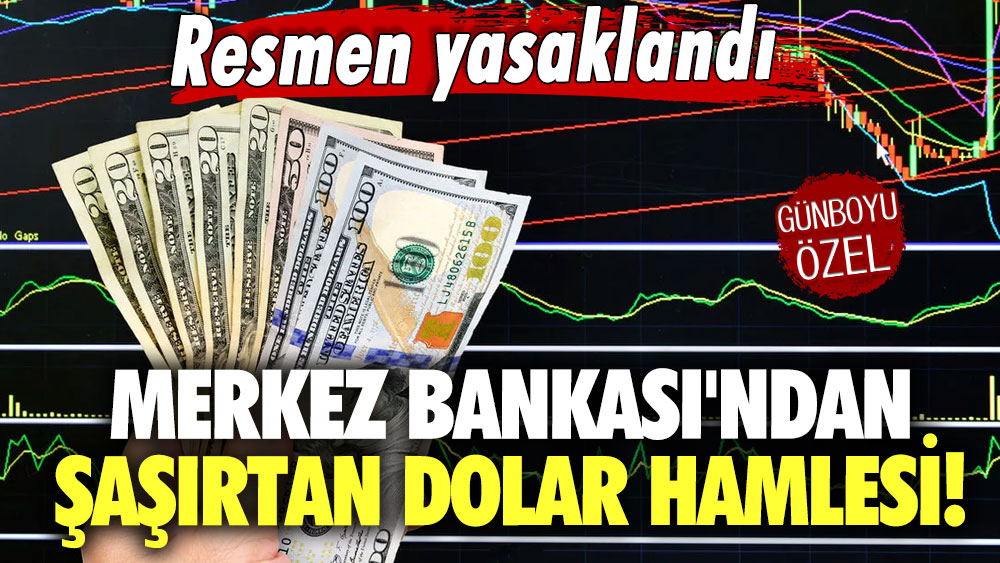 Merkez Bankası'ndan şaşırtan dolar hamlesi! Resmen yasaklandı