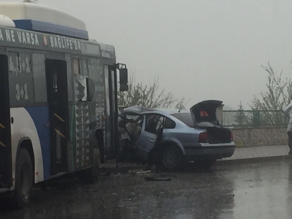 Ankara'da halk otobüsü kazası: 1 ölü