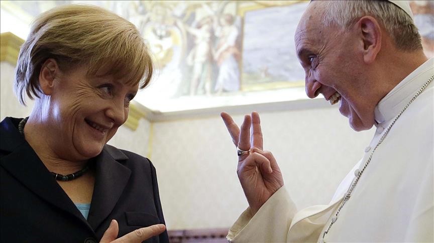 Almanya Başbakanı Merkel Vatikan’da