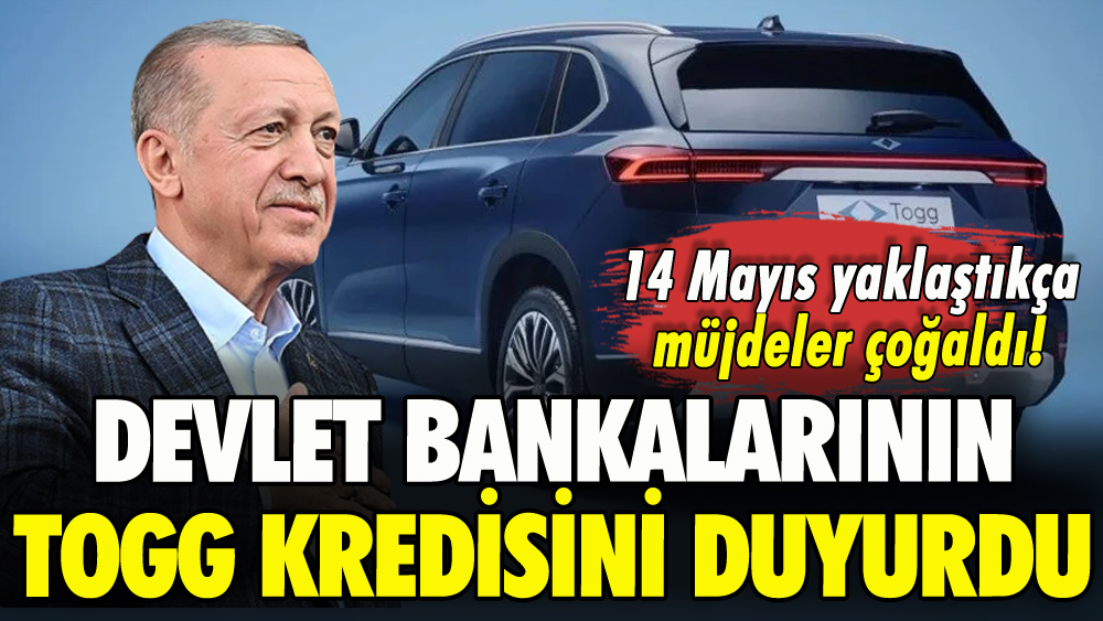 Erdoğan Togg için devlet bankalarının vereceği krediyi duyurdu