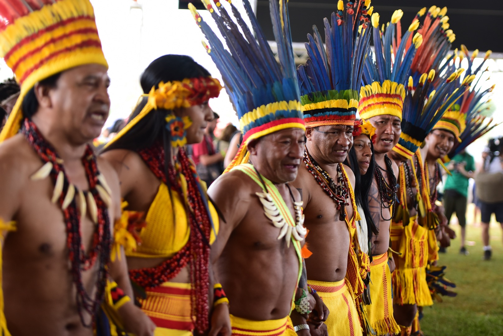 Brezilya'da yerliler 19. Terra Livre Yerli Kampı'nda buluştu
