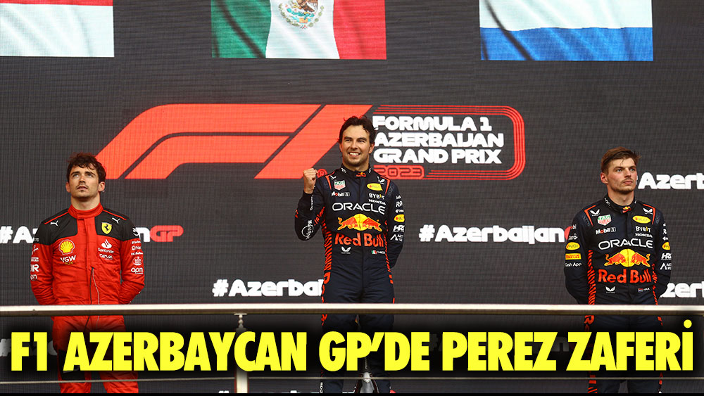 F1 Azerbaycan Grand Prix'sinde Perez zaferi