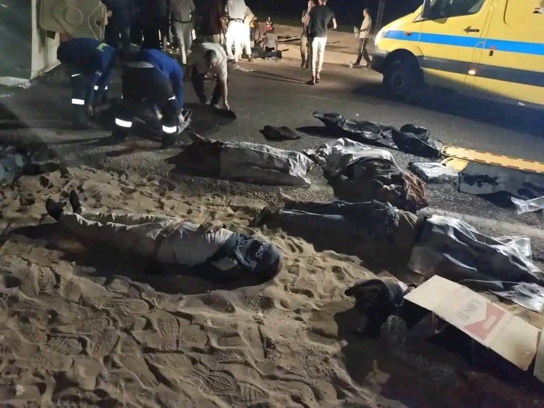 Mısır'da katliam gibi kaza: 14 ölü, 25 yaralı!